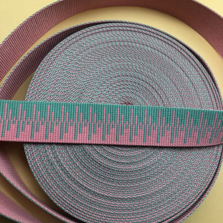 Новый стильный Цветной полосатый полиэфирный хлопковый ремешок для рюкзака