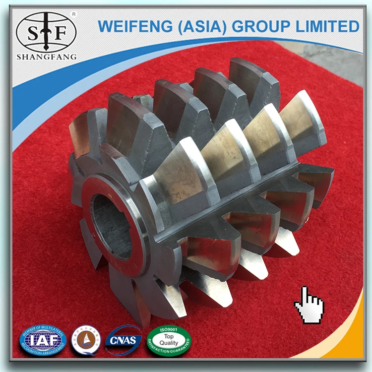 2016 High quality gear hob ,milling cutter specification hobber used tools hob