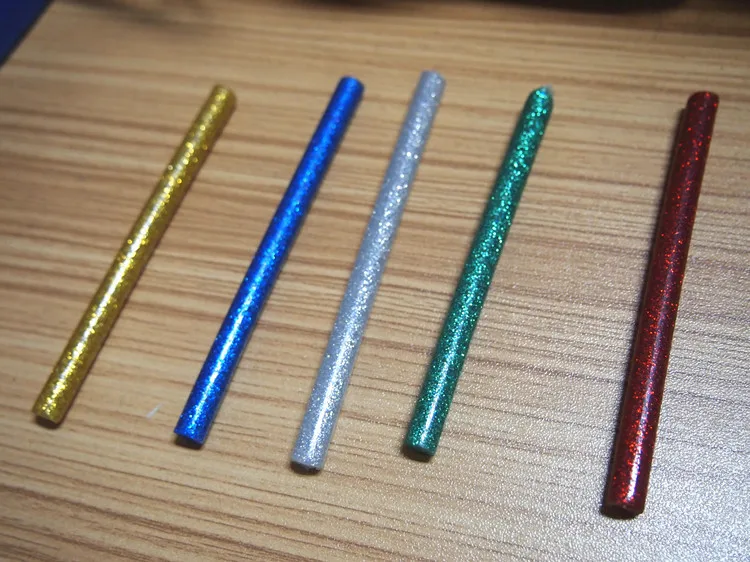 
Environmental Color Glitter DIY Long Hot Melt Color Glue Stick 