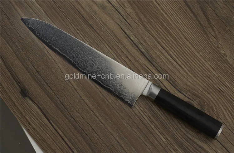 German Steel 1.4116/VG-10 Damascus Steel Kitchen Knife Set