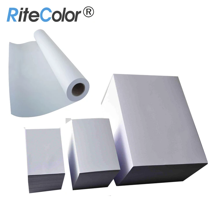 Waterproof 240gsm RC Coated Inkjet Matte Photo Paper Roll for Pigment Dye Ink