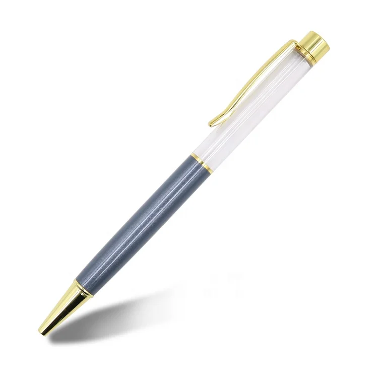 Empty Body Pen Creative   DIY Floating Ball Pen Promotional  Crystal Ballpoint Pen