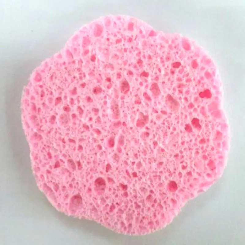 Customer Designed Compressed Cellulose Makeup Removal cleansing puff eco-friendly Facial Cleansing Sponge