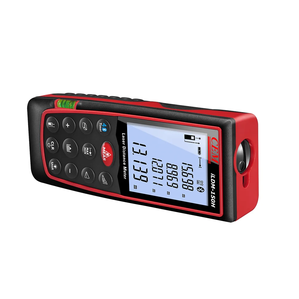 
CEM iLDM-150H Professional laser distance meter 150m bluetooth laser rangefinder 