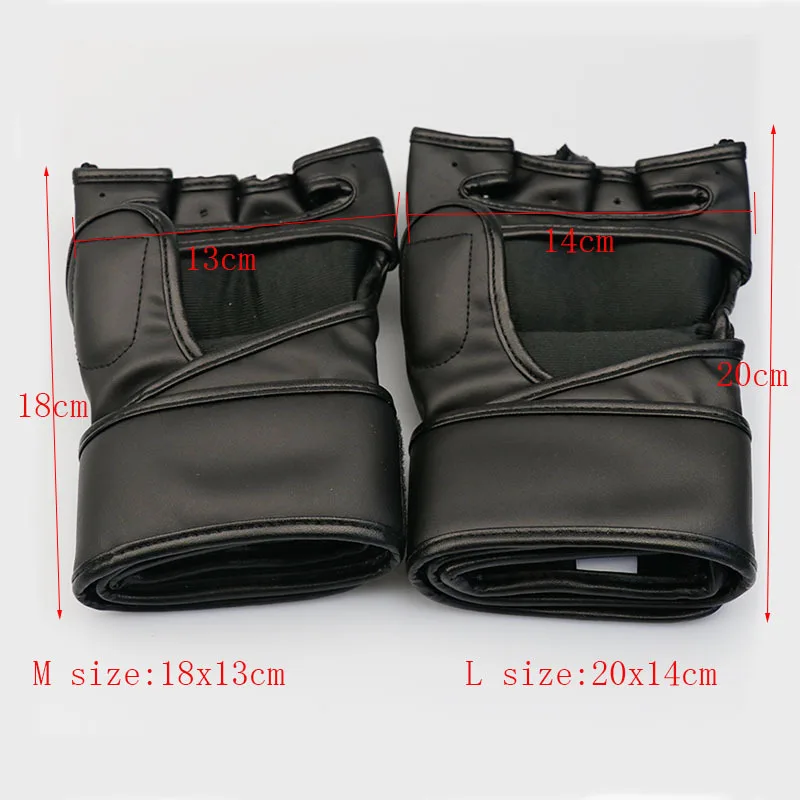 MMA Gloves Grappling Martial Arts Sparring Punching Bag Cage Fighting Mitts UFC Combat Training