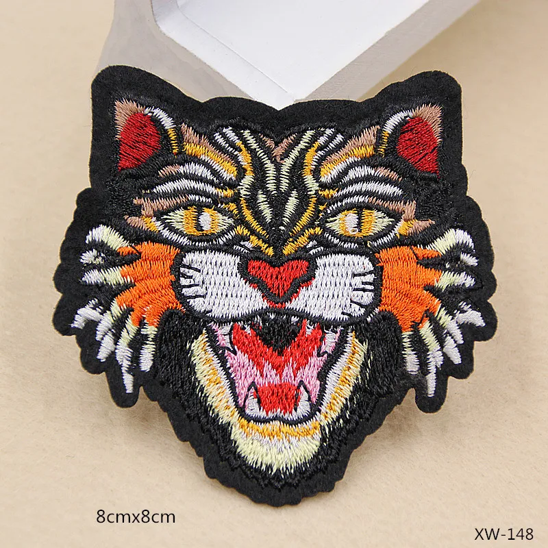 
embroidery patch animals patches tiger bee badges snakes appliques for clothing XW-19123150 