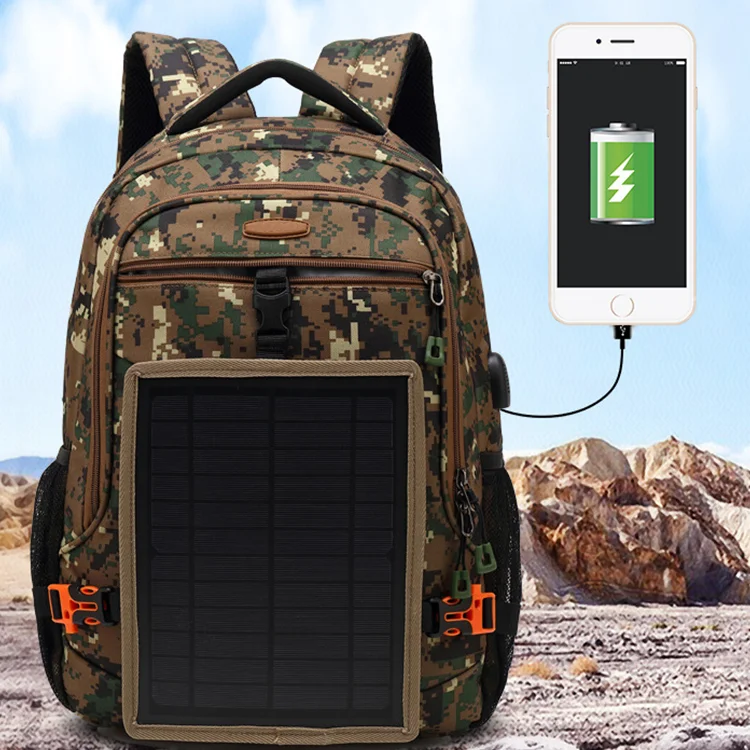Best selling battery backpack chargeable backpacks solar bag