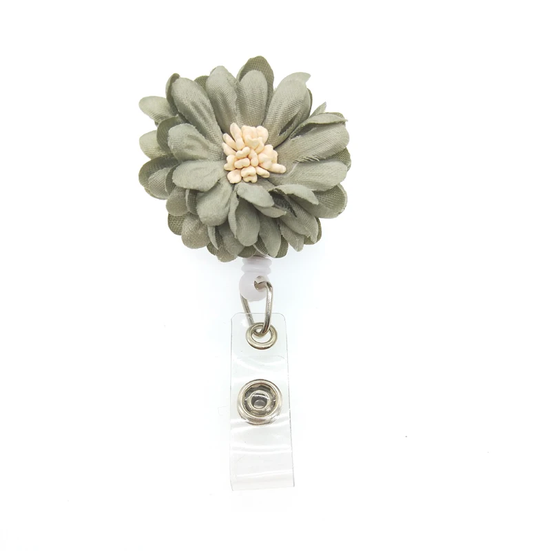 
YOROYAL flowers Badge Reel Holder, Accurate Stitching, Reinforced Strap, Easy Retracting, Alligator Clip, Perfect Gift for Women 