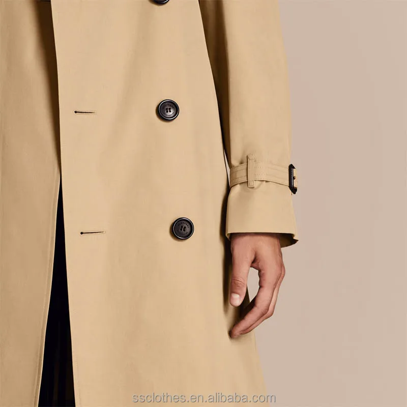 
Long trench coat gothic style clothing classic coat for men 