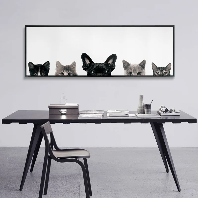 Framed wall art glass picture frame painting designs for living room