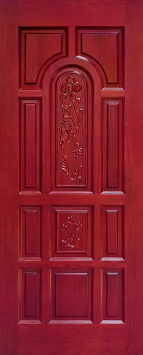 Factory supply semi solid wooden door with competitive price