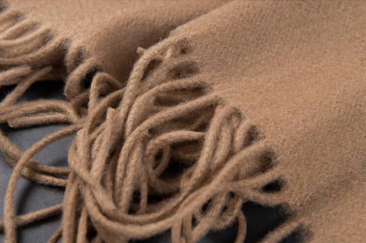 Pure Camel Wool Cashmere Custom Pashminas Shawl