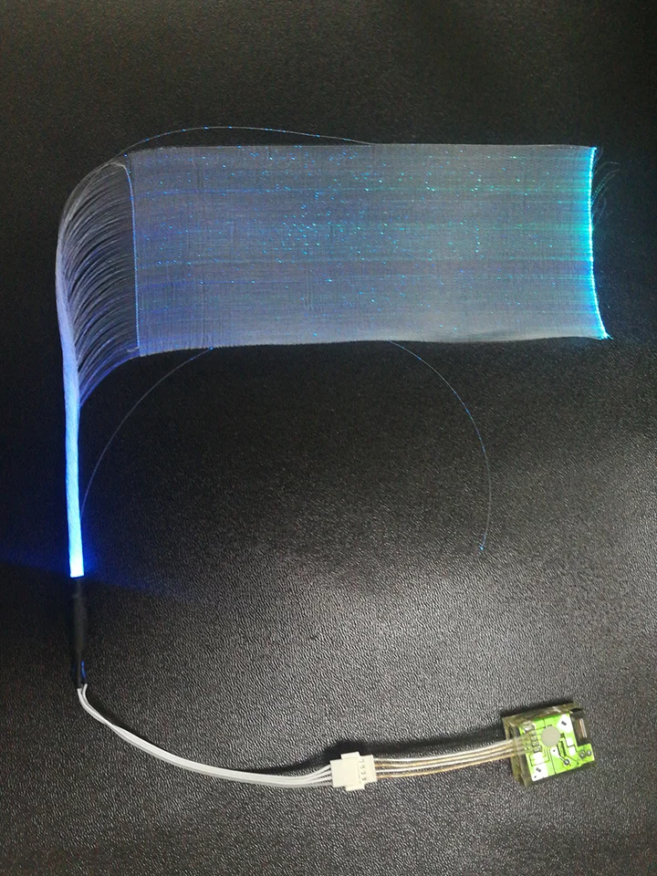 Free sample cool party fiber optic led shoes