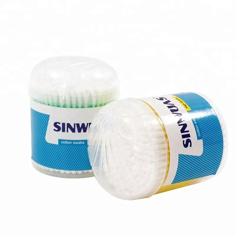 Environmental safety bouncy multipurpose plastic cotton swab bud