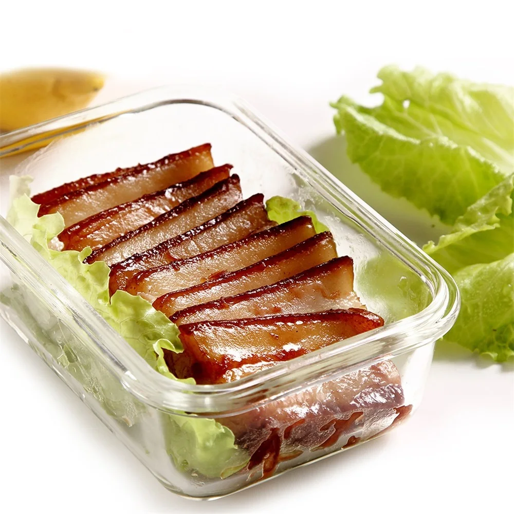 Glass Food Storage Containers 28oz 840ml Glass Meal Prep Containers with Airtight and BPA-Free Locking Lids