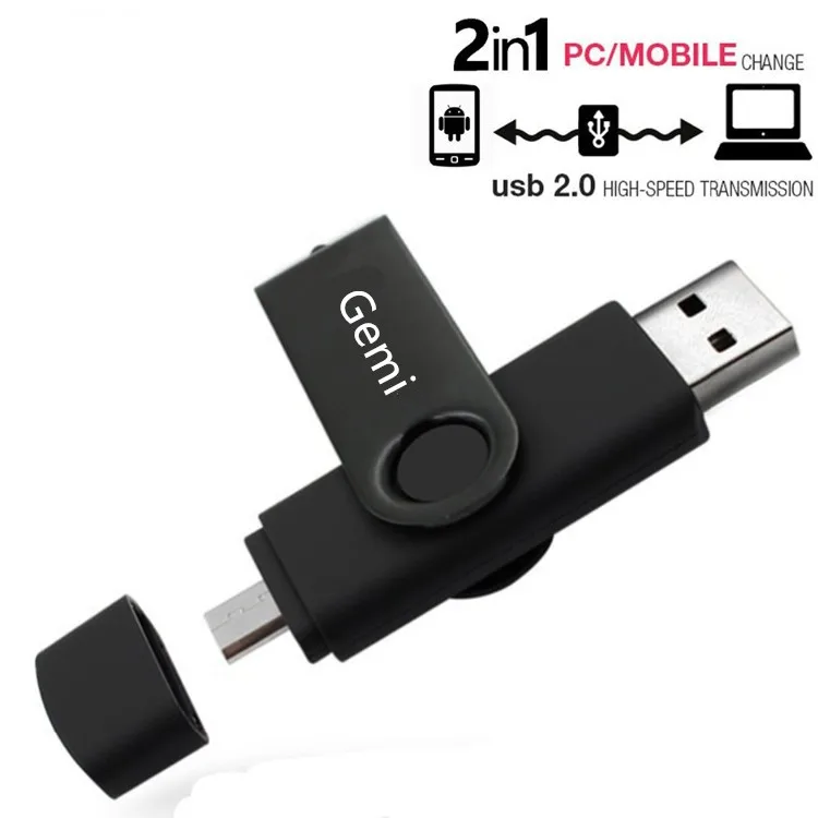  Индивидуальный usb-флеш-накопитель OTG Usb на заказ 8 ГБ 16 32 с логотипом usb для смартфона и