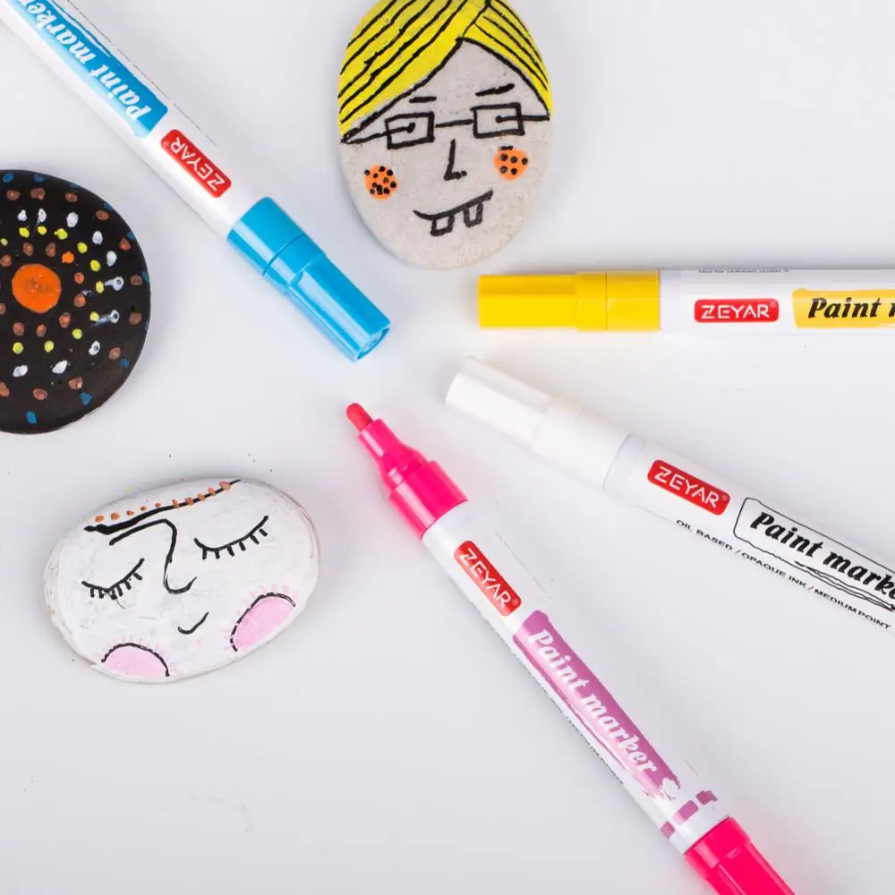 DIY Paint Marker 12 color paint marker Set of medium point Tip oil based multichem in uk