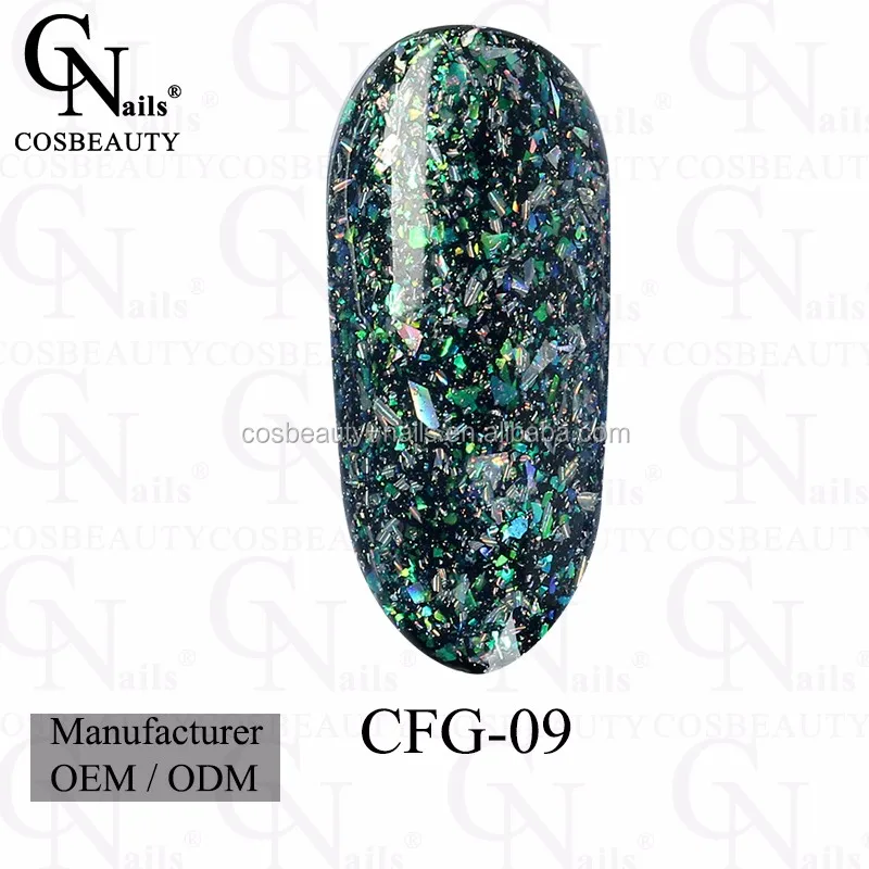 Hot Sale High Quality chameleon FLAKE GEL POLISH Fantastic Color Easy Soak Off UV/LED Gel for Nail Art