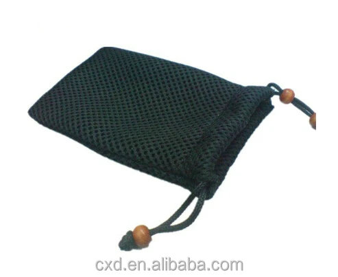 Manufacture wholesale mesh bag with drawstring