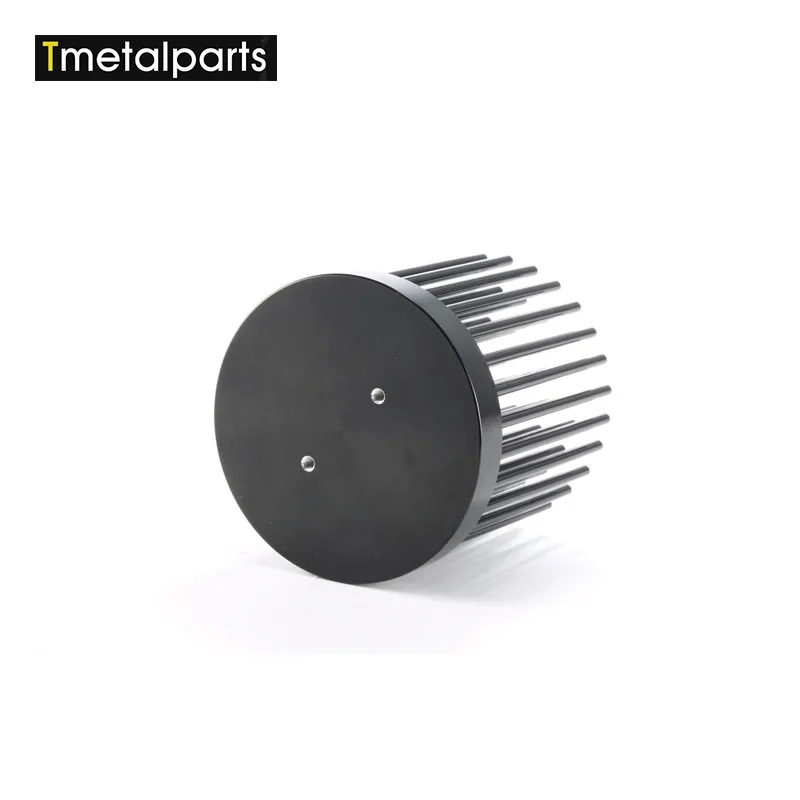 Custom Die Cast Led Heatsink Black Coating Aluminum Profile Black Heat Sink Lamp Housing