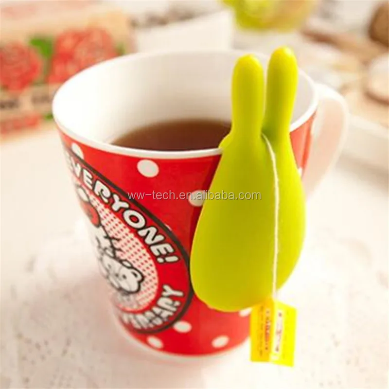 Cute Bunny Rabbit Silicone Tea Bag Holder