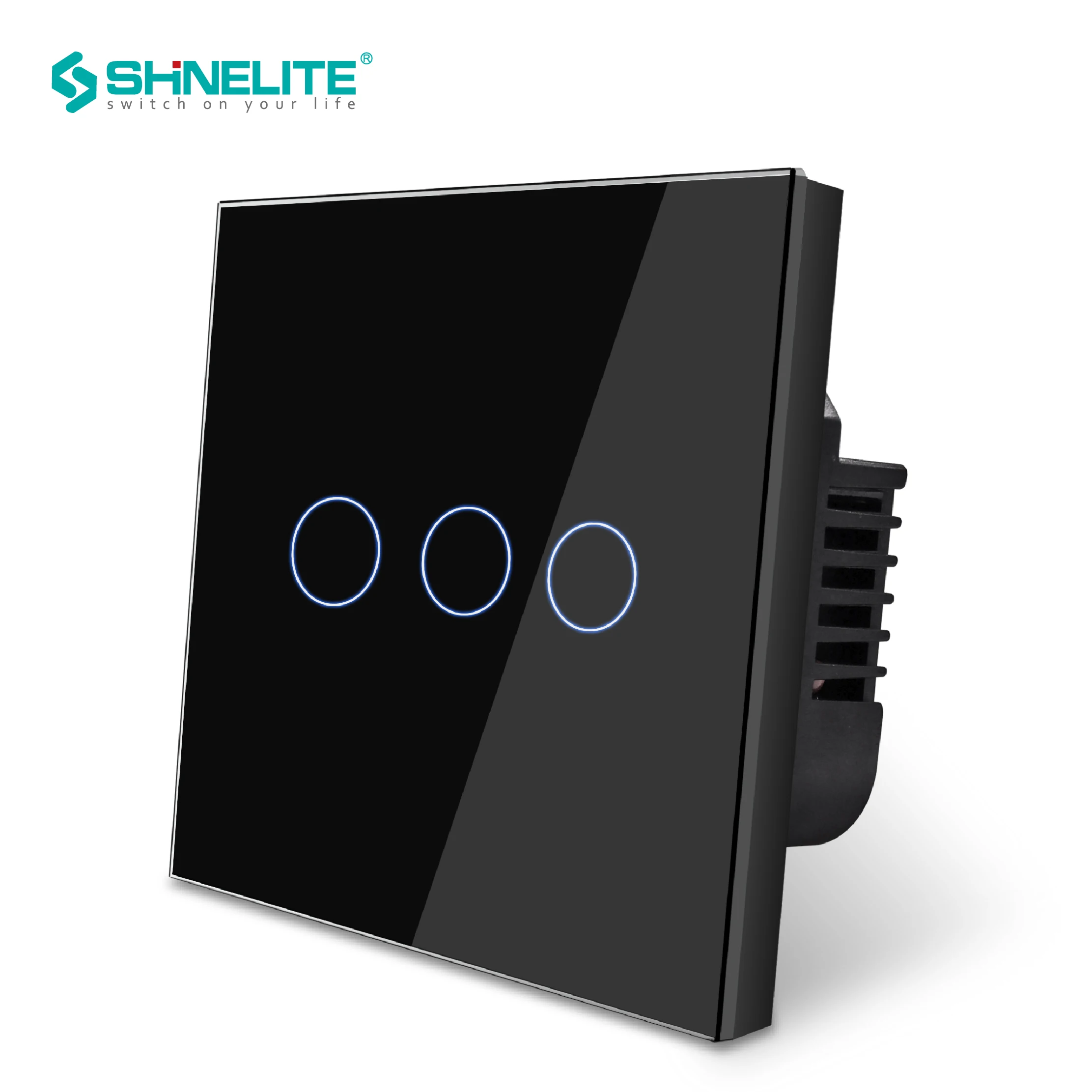 Shinelite Smart Switch 3 gang 1 way Smart Touch Wall Light Switch