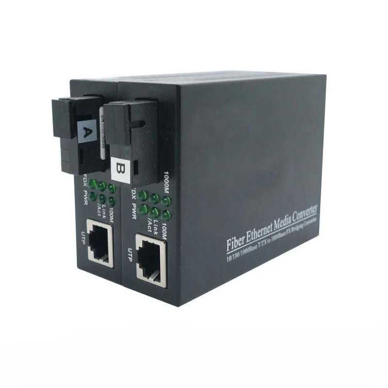 10/100/1000M Gigabit Fiber Optic RJ45 ethernet switch fiber media converter
