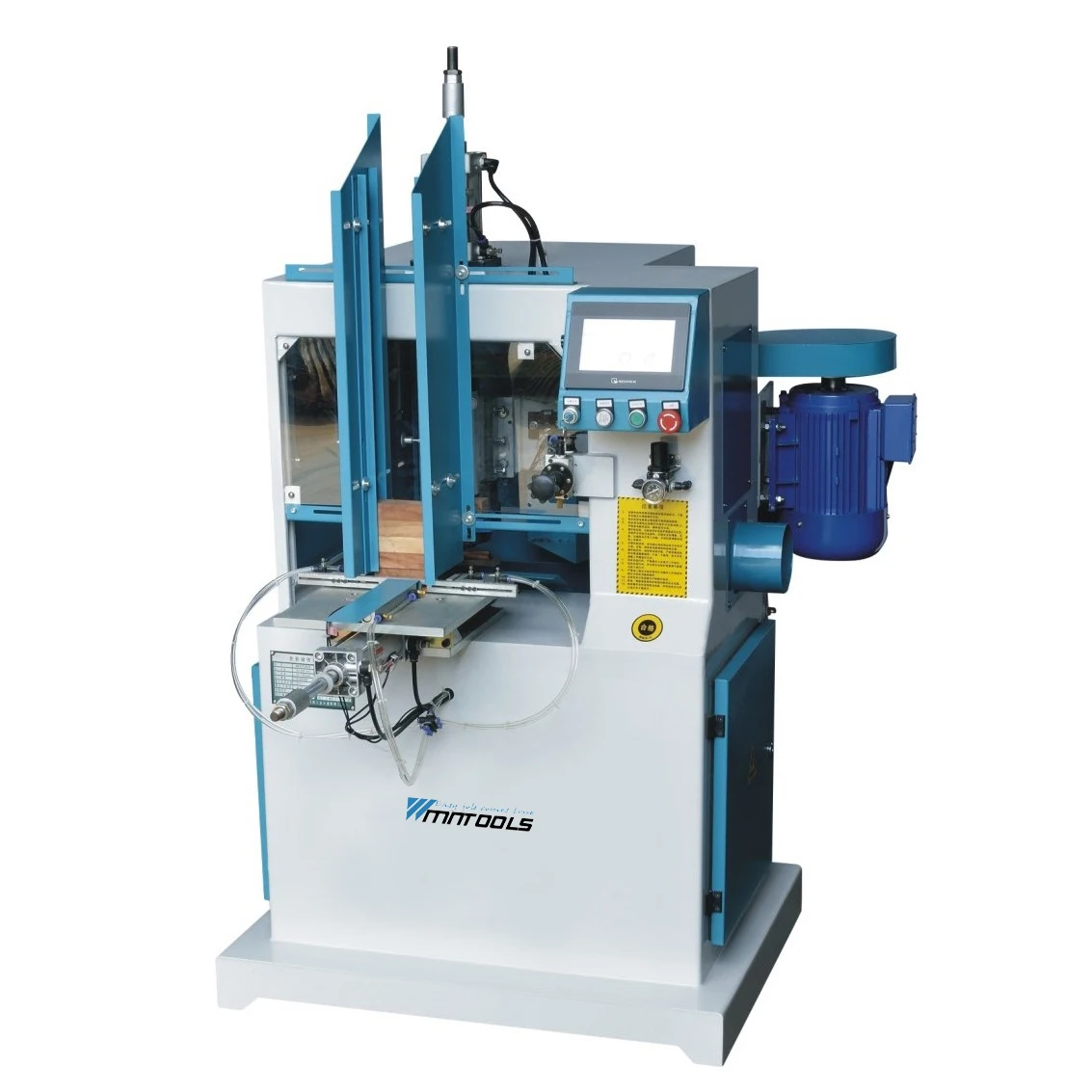 Wood brush handle making machine