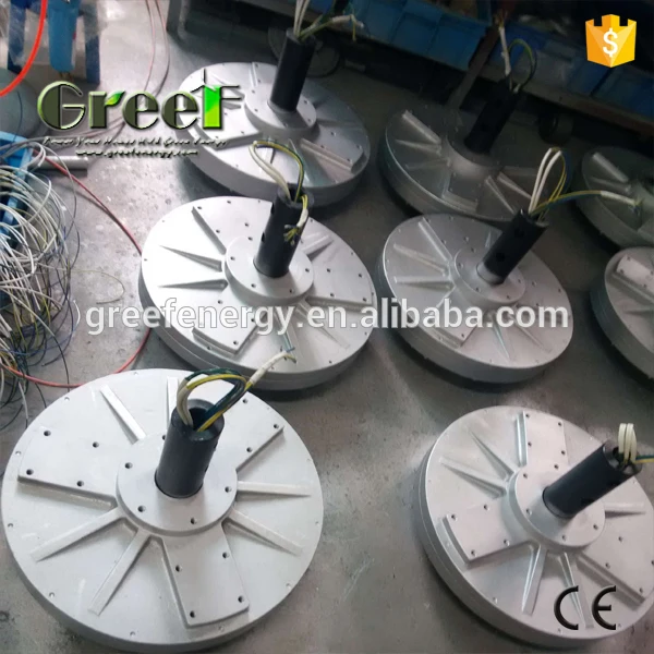 Легкие генераторы для утверждения CE, Бесщеточный диск переменного тока, Низкие обороты в минуту