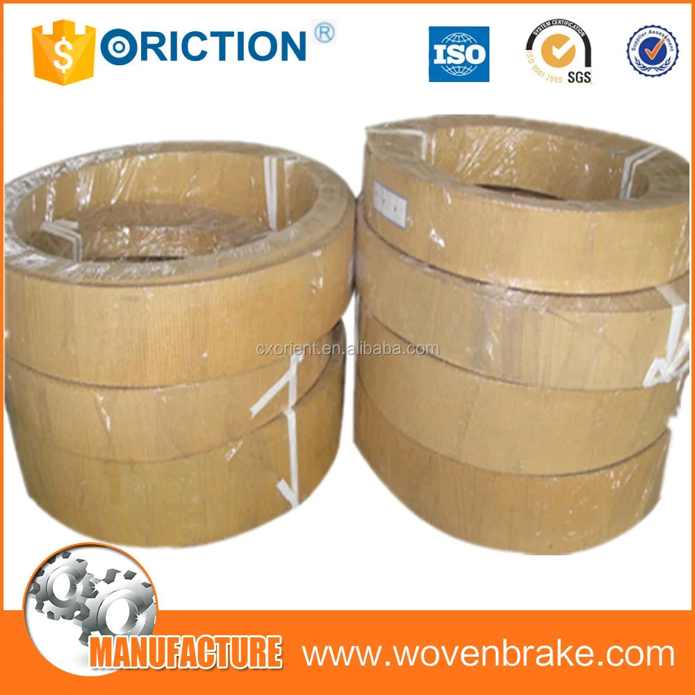 
non asbestos woven brake lining roll 