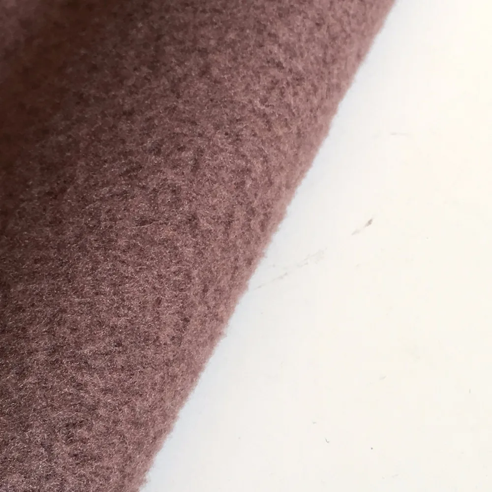 
polyester yarn wholesale two side brush one side antiplling microplush fabric for winter jacket 