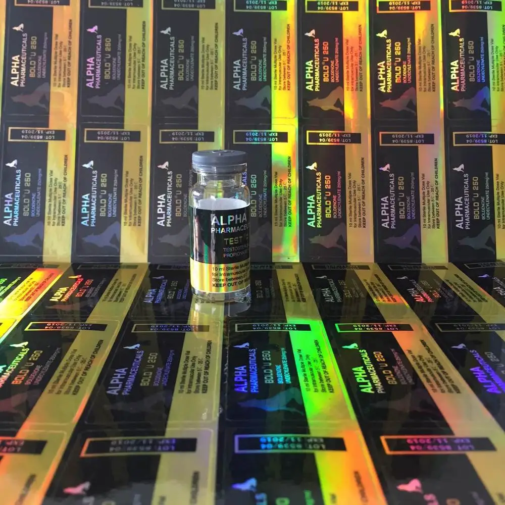 
Create your own brand security 10ml vial labels stickers for steriod 