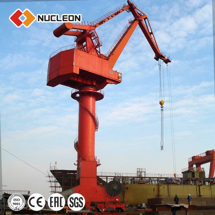  Портальный кран Nucleon морской пьедестал палубе Кливер