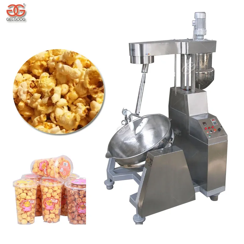 GELGOOG 70 кг/ч промышленная машина для приготовления попкорна в карамельной глазури