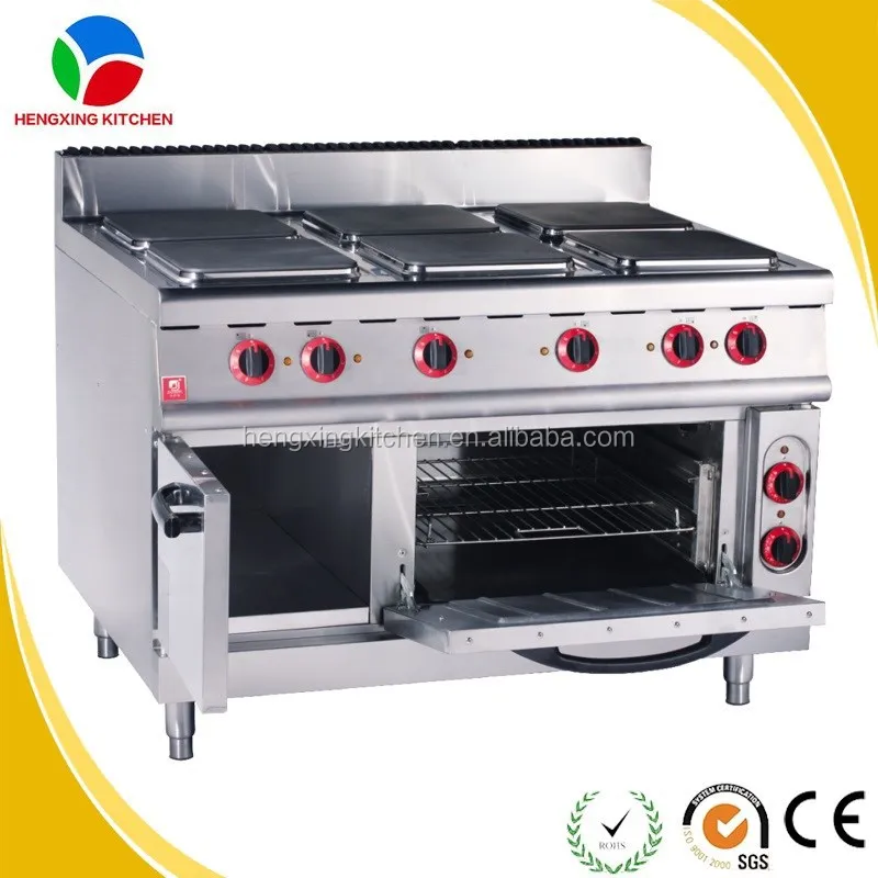 
Adopted 304 Stainless Steel Electric 6 Hot-Plate Cooker With Oven/Electric Cooker Oven 
