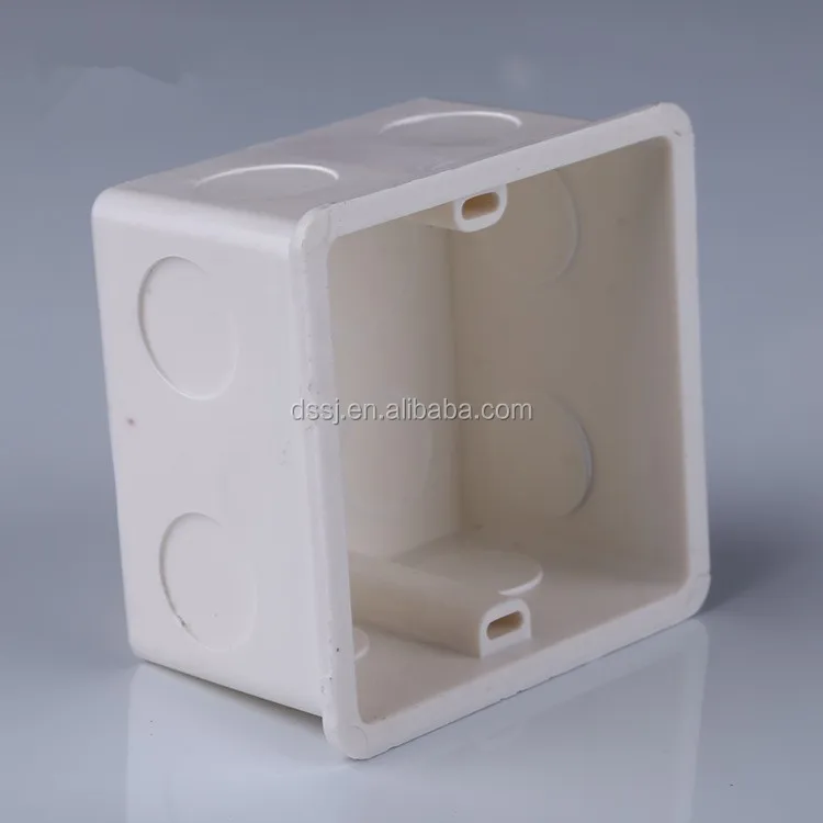 High Quality Low Price Colorful Electrical Junction Box / PVC Switch Box
