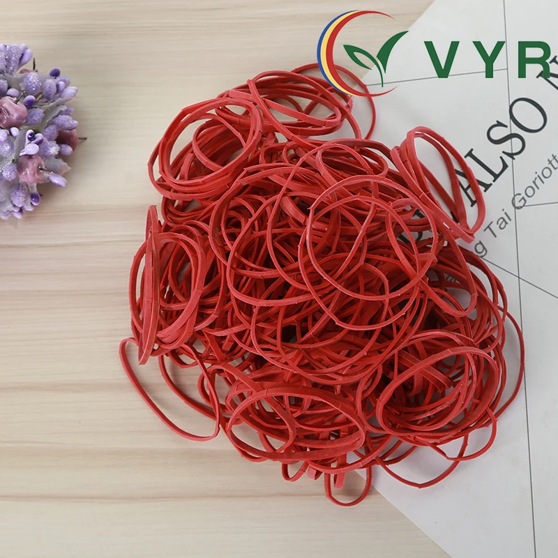 High quality durable small red 250 rubber band for money and any purposes at factory direct prices