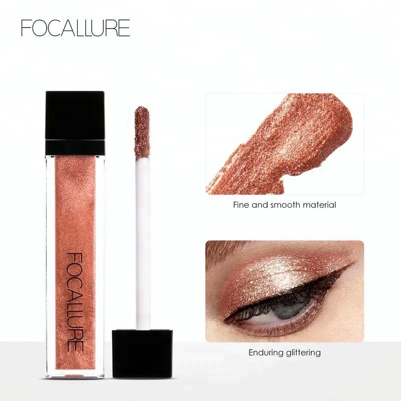 
Focallure Famous Brand New Luster Dazzling 10 Colors Fashion Glitter Eyeshadow Natural Organic Women Cosmetics 