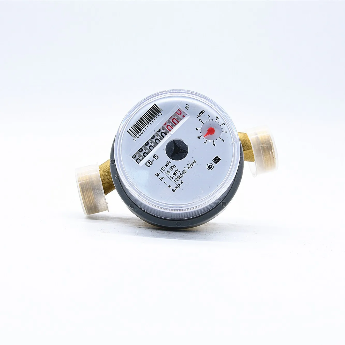 DN15 20 Однотрубный класс B Сухой тип Латунный счетчик воды