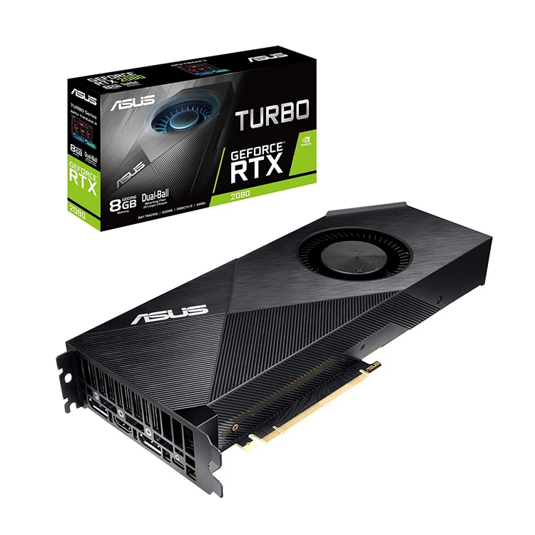 Игровая видеокарта NVIDIA GEFORCE ASUS TURBO RTX 2080 8G GDDR6 PCI Express 3,0