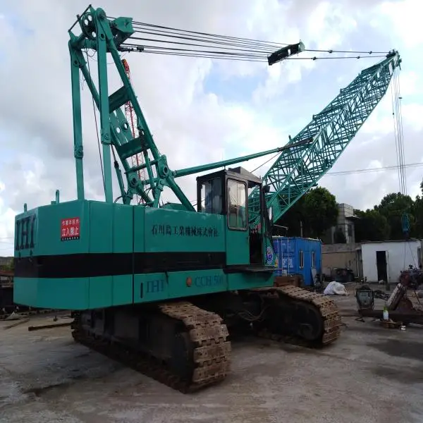 Хорошее состояние, бывший в употреблении гусеничный кран IHI CCH500 50 тонн, распродажа