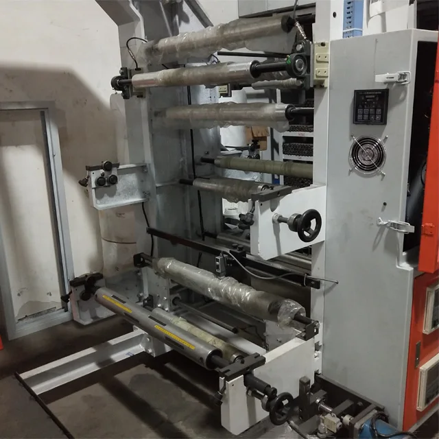 Factory Direct Selling High Speed PE PP PVC BOPP POF Plastic Film 2 4 6 Flexographic Flexo Printing Machine