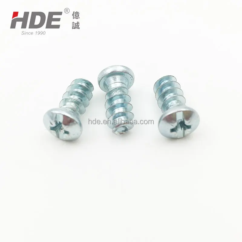 Cheap euro stainless steel furniture hardware chair self tapping cross recessed self tapping hex head screws