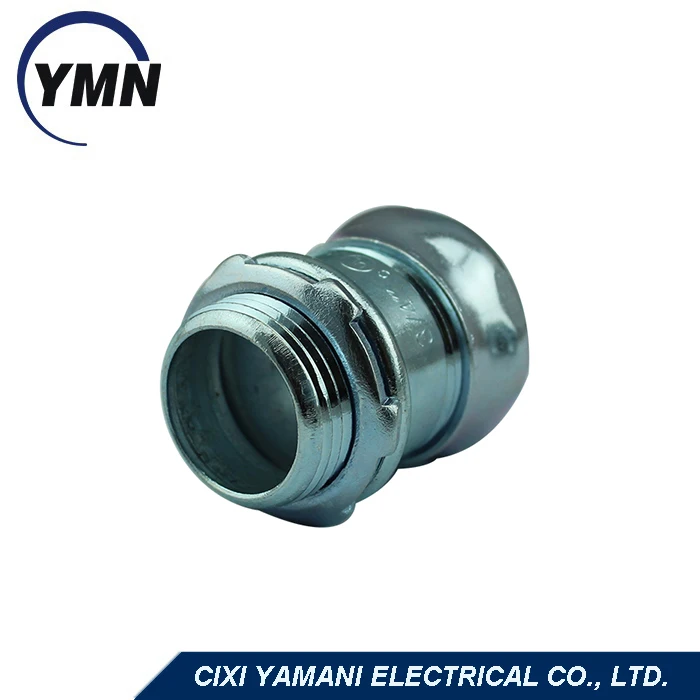 3 1/2 Inch EMT Connector Zinc Plated Steel