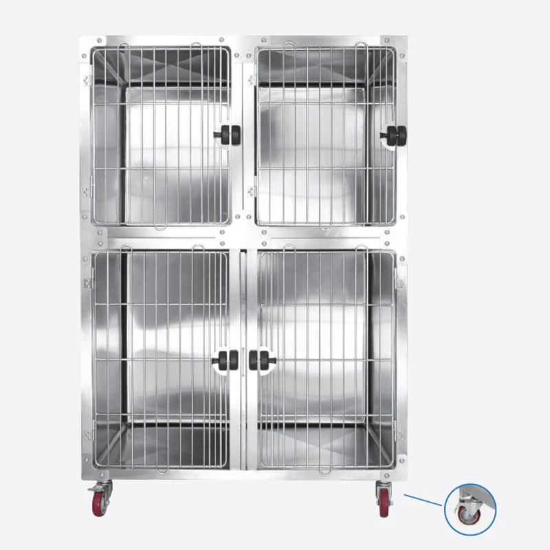 
Профессиональная модульная клетка из нержавеющей стали с закругленными углами 