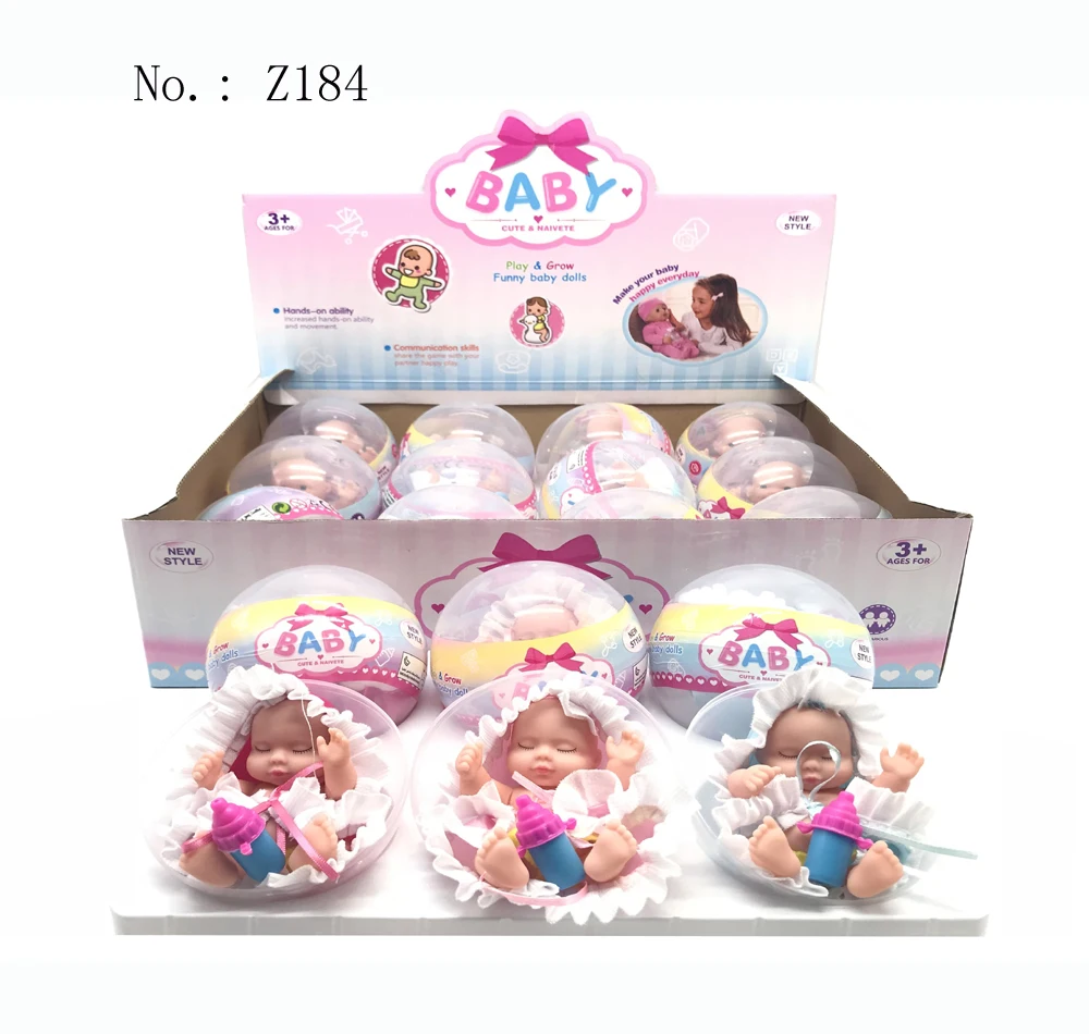 12 шт. Симпатичные спящие Детские куклы в шаре, милые виниловые куклы