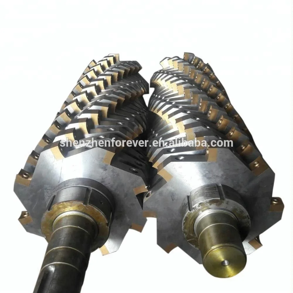 sugarcane leaves plastic shredder blades and knives