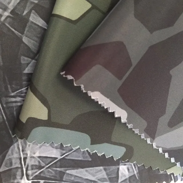 Механическая эластичная эпонж-ткань из 100% полиэстера, с покрытием и тиснением