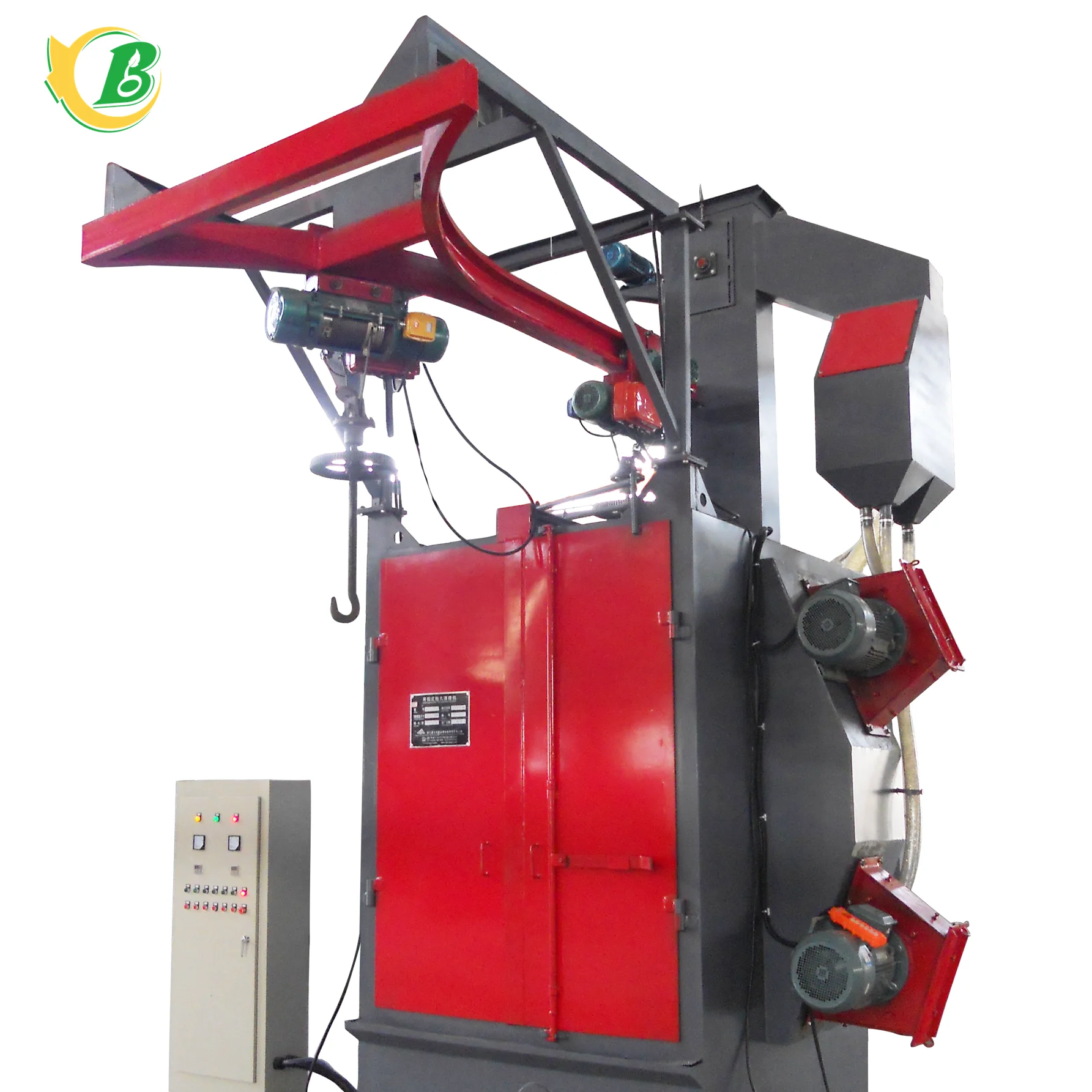Double hook shot blasting machine/Shot blasting cleaner/Sandblasting equipmen/Double Hanger Spinner Hanger Hook Type