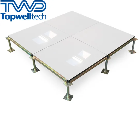 
China Manufacturer Anti-Static Ceramic Raised Access Floor HPL Covering Anti-Static Data Raised Floor For Data Center 